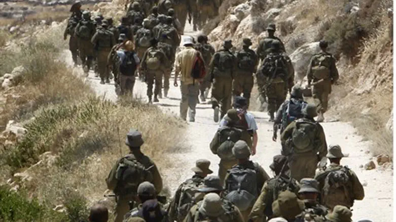 IDF forces in Operation Brother's Keeper