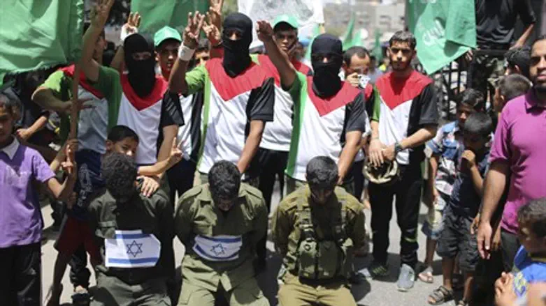 Hamas often portrays the 3 kidnapped teens as