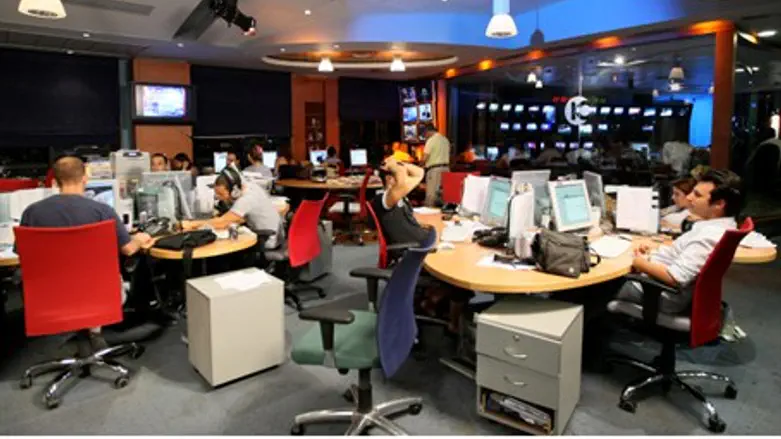 Channel 10's news desk