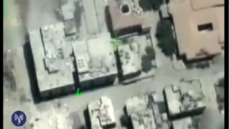 Footage seconds before IAF strike on Al Wafa 