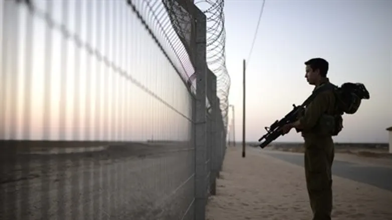 Gaza border fence (illustration)