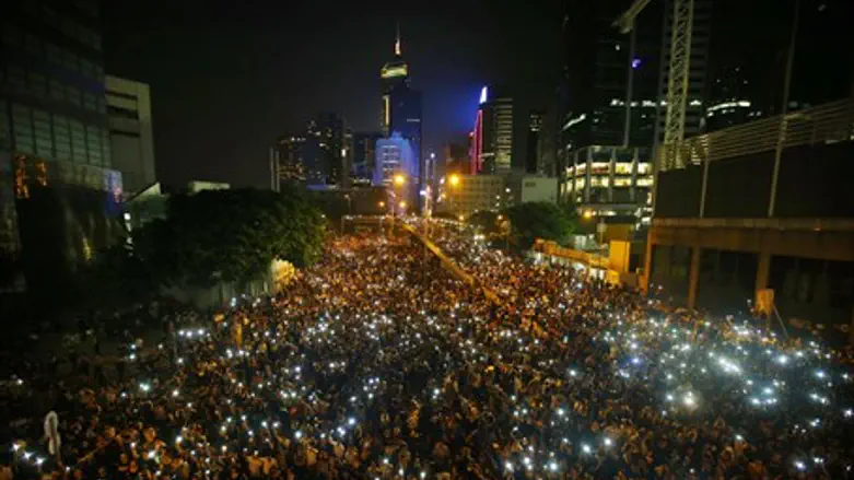 Hong Kong protests for democracy