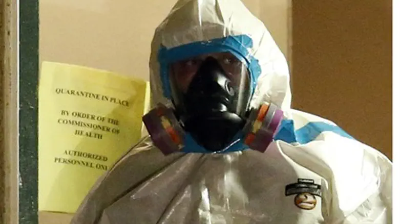 Health worker responds to Ebola case in Dalla