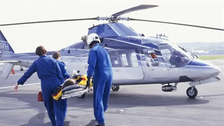 Rescue helicopter (illustration)