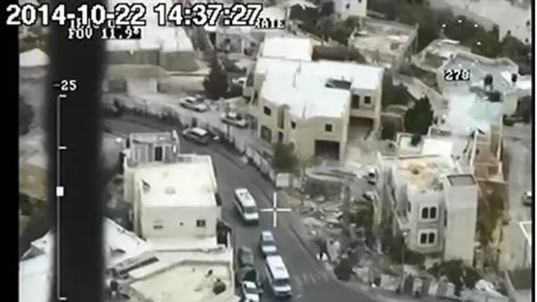 Surveillance balloon in Jerusalem
