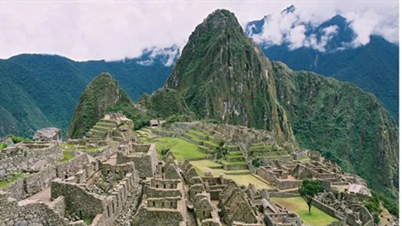 Incan city of Machu Picchu, Peru