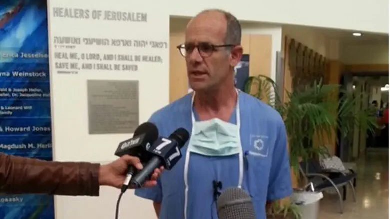 Shaare Tzedek Hospital updates Yehuda Glick's