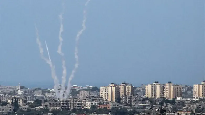 Gaza rockets (file)