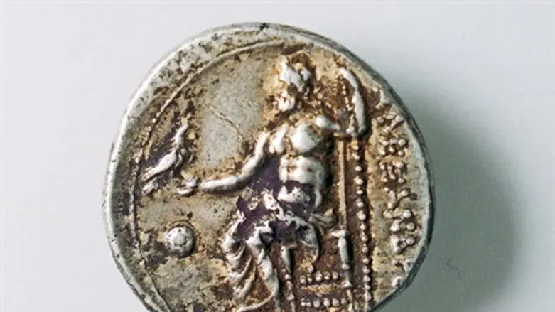 Zeus coin with Alexander's name