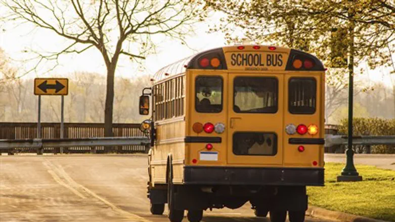 The shocking attack took place aboard a school bus