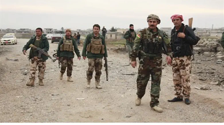 Kurdish Peshmerga fighters in northern Iraq
