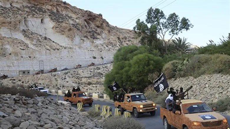 ISIS terrorists in eastern Libya (file)