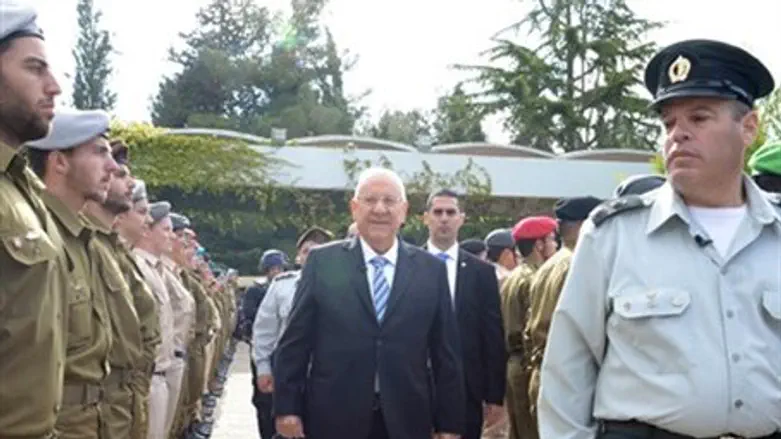 Rivlin at Ceremony