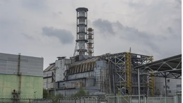 Destroyed Chernobyl nuclear plant