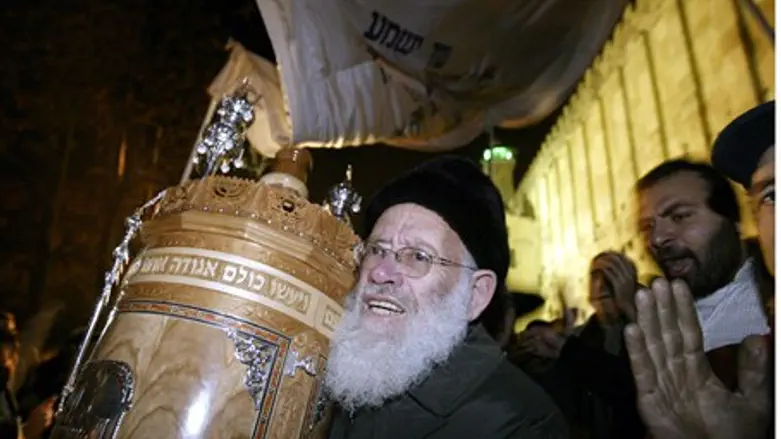Rabbi Moshe Levinger in Hevron