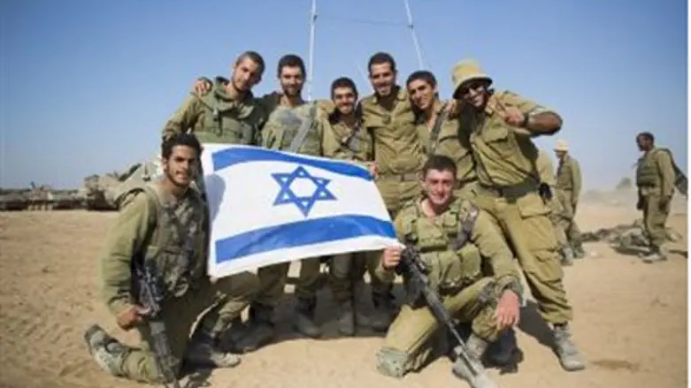 IDF soldiers during Gaza operation (file)
