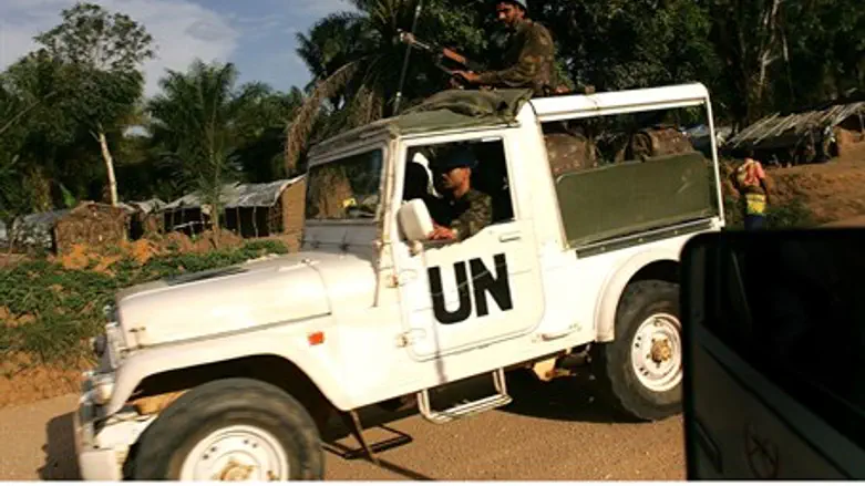 UN convoy in Congo (file)