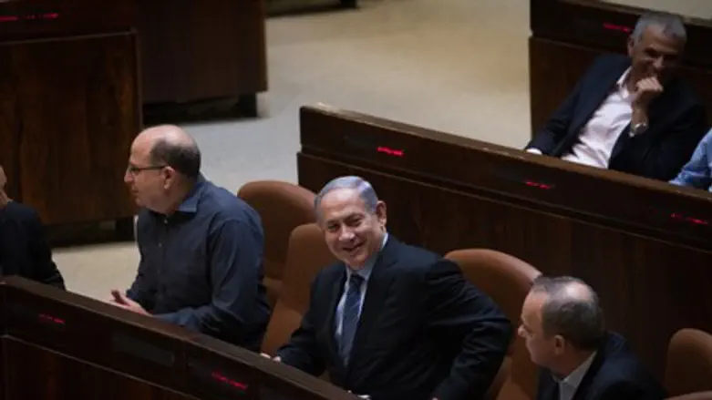 Netanyahu, at Knesset session (file)
