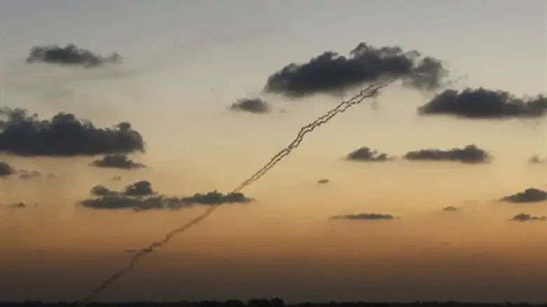 Rocket fire from Gaza (file)