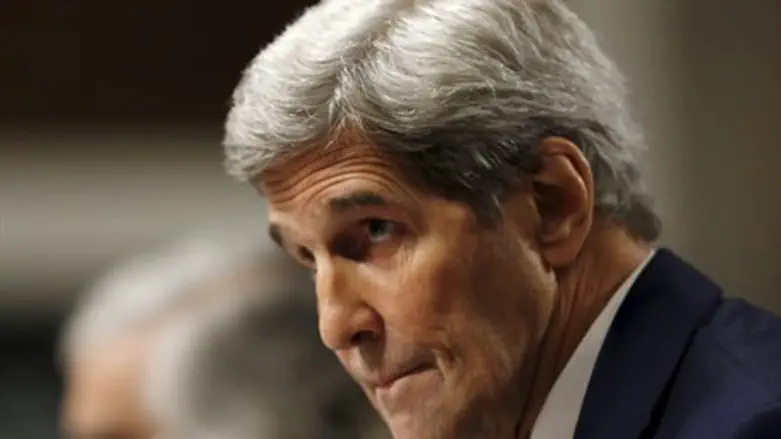John Kerry at Iran deal Senate hearing
