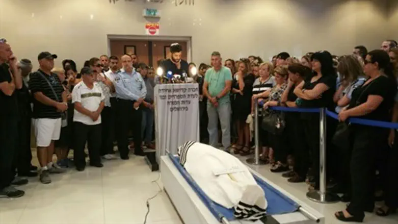Funeral for rock-throwing victim Alexander Levlovitch