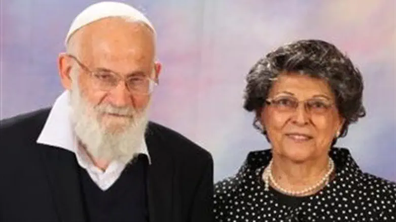 Rabbi Avichail and wife, Rivka