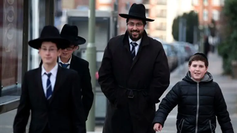 Haredi Jews in London (file)