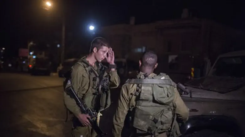 IDF soldiers near Jerusalem