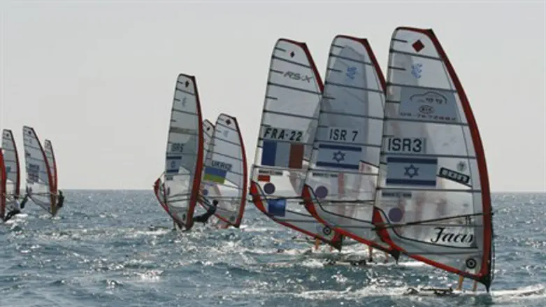 Israeli windsurfing competitors