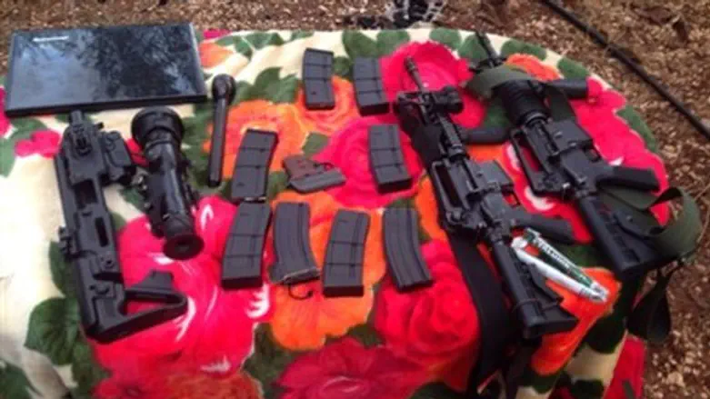 Some of the weapons seized