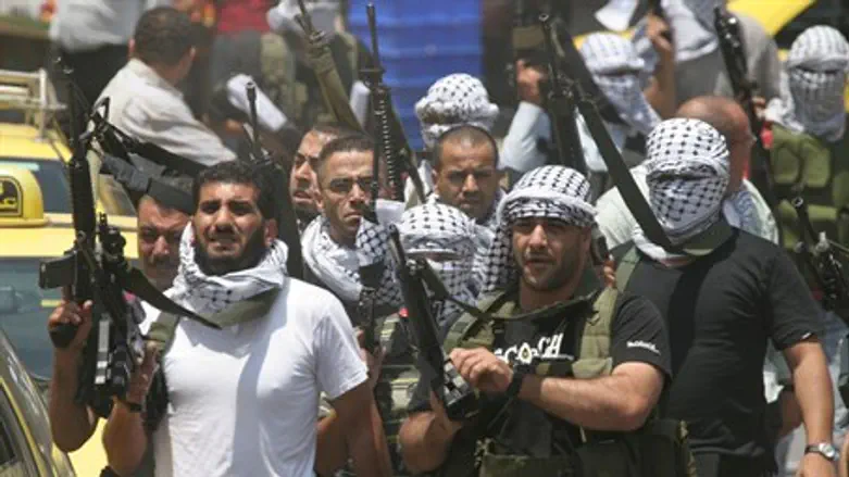 Fatah's Al-Aqsa Martyrs' Brigade terrorists (file)