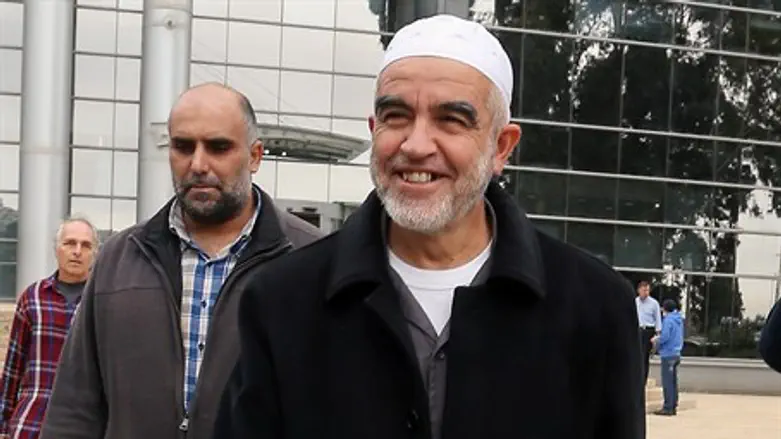 Islamic Movement head Raed Salah after outlawing