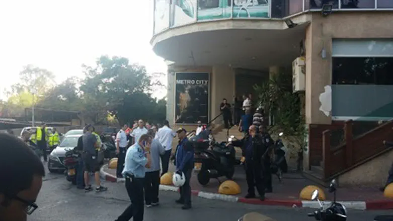 Scene of Tel Aviv stabbing