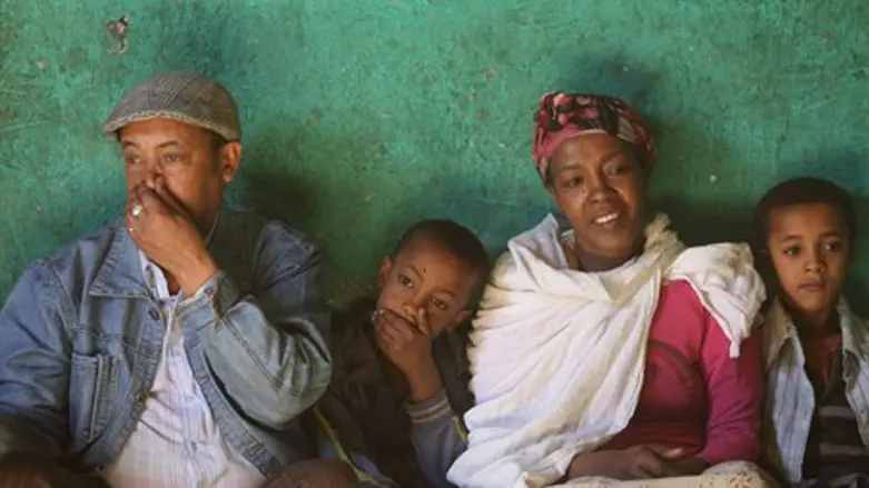 A 'Bal Ej' Ethiopian-Jewish family