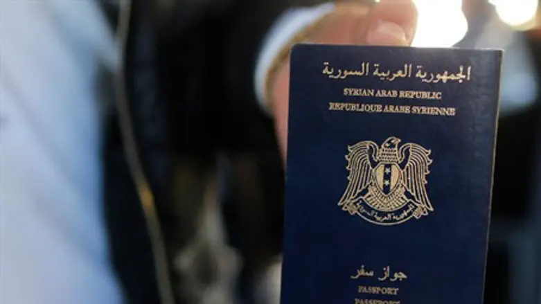 Syrian passport (illustration)