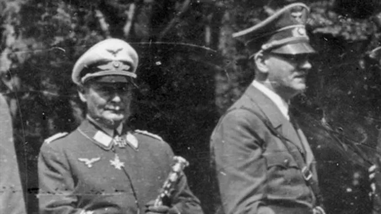 Hermann Goering and Adolf Hitler