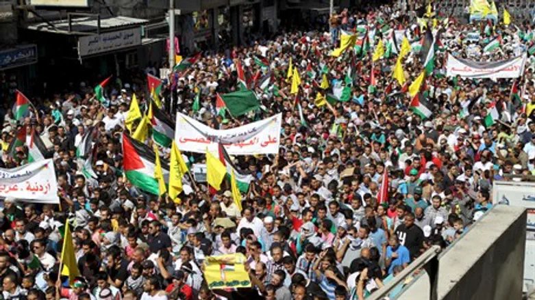 Pro-Palestinian terror rally in Jordan