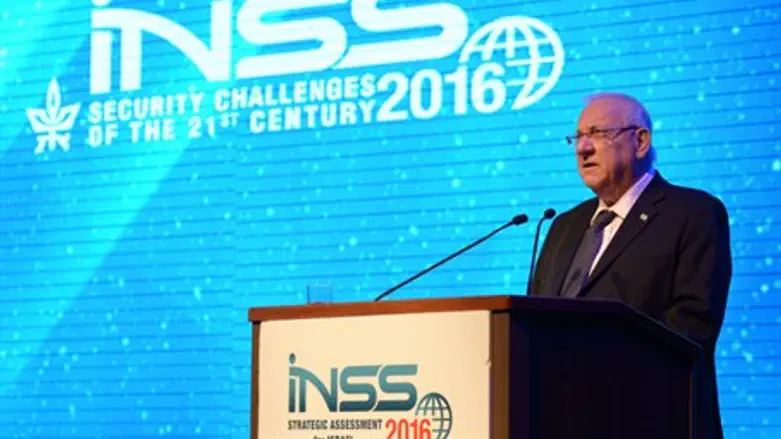 President Rivlin at the INSS conference