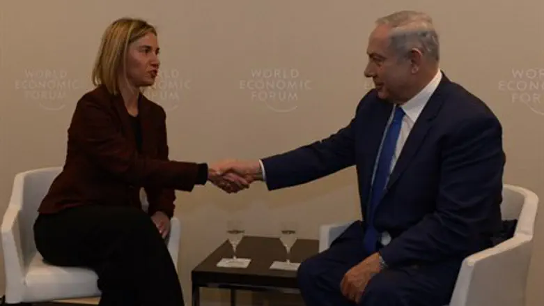 Netanyahu and Mogherini