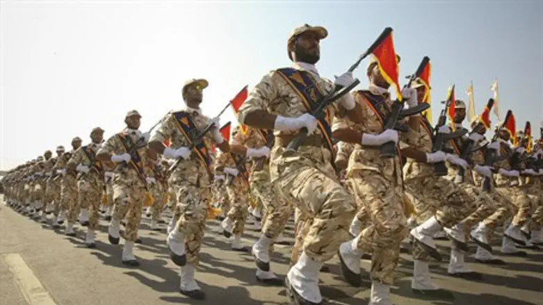Iranian Revolutionary Guard soldiers