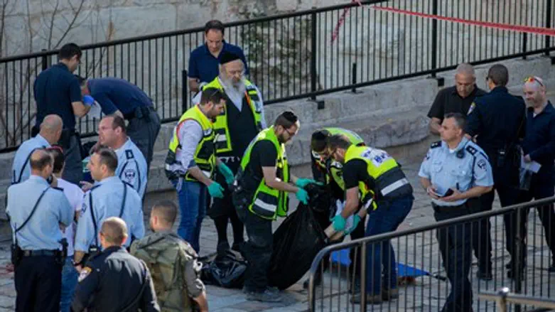 Arab terrorist killed in Damascus Gate stabbing