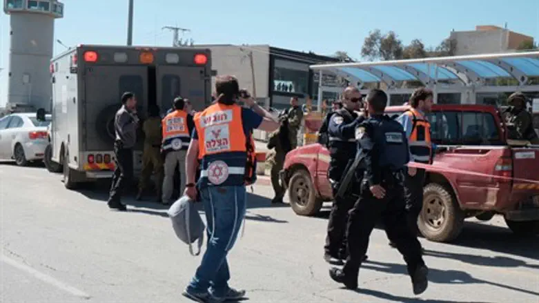 Scene of the Gush Etzion attack