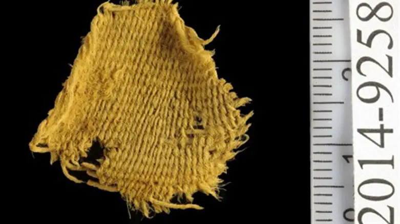 Fabric found in Timna