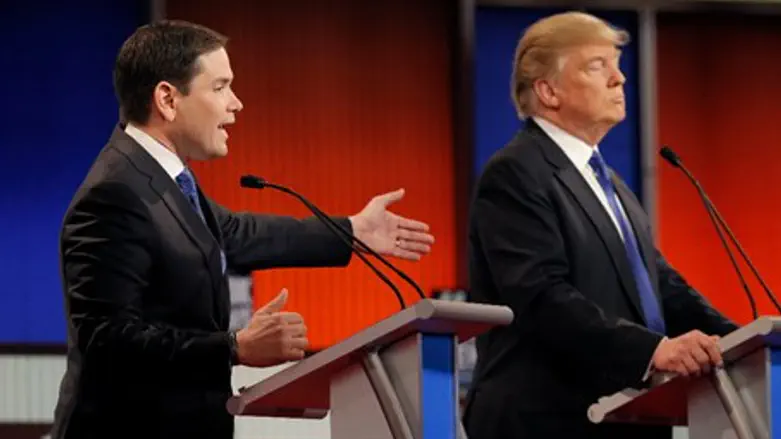 Rubio takes aim at Trump in debate