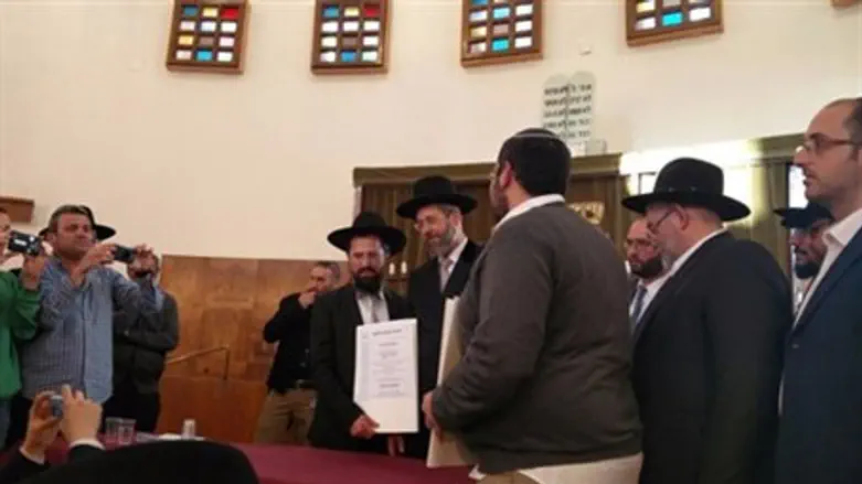 Receiving Rabbinic ordination