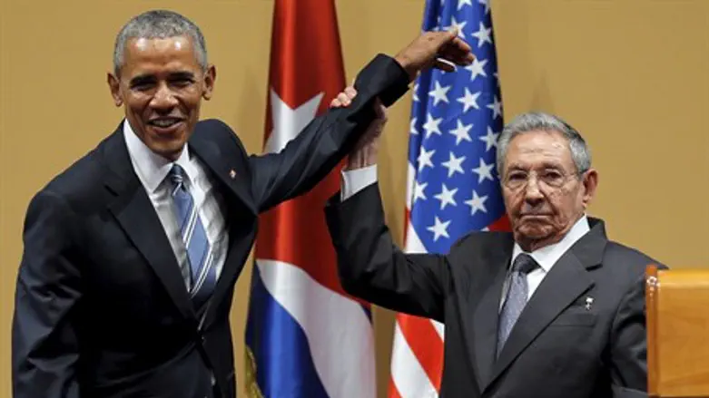 Obama and Castro