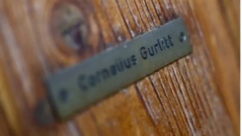 The name plate on the house of Cornelius Gurlitt