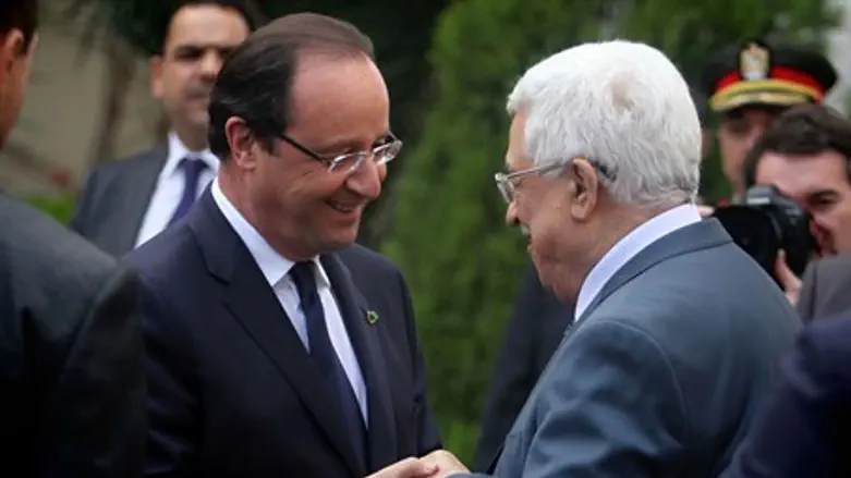 Francoise Hollande, Mahmoud Abbas
