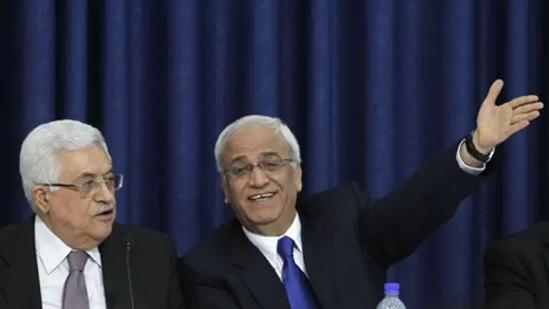 Mahmoud Abbas, Saeb Erekat