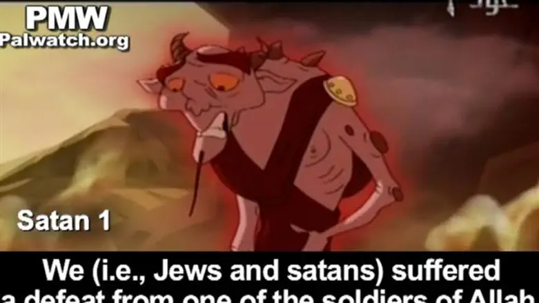 PA cartoon teaches children that Jews do the work of Satan